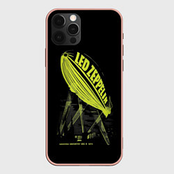 Чехол для iPhone 12 Pro Max Led Zeppelin Лед Зеппелин, цвет: 3D-светло-розовый