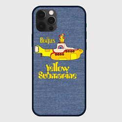 Чехол для iPhone 12 Pro Max On a Yellow Submarine 3D, цвет: 3D-черный