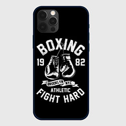 Чехол для iPhone 12 Pro Max БОКС, БОКСЕРСКИЕ ПЕРЧАТКИ BOXING, цвет: 3D-черный