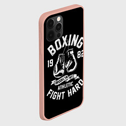 Чехол для iPhone 12 Pro Max БОКС, БОКСЕРСКИЕ ПЕРЧАТКИ BOXING, цвет: 3D-светло-розовый — фото 2