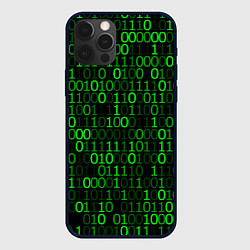 Чехол для iPhone 12 Pro Max Бинарный Код Binary Code, цвет: 3D-черный