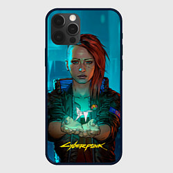 Чехол для iPhone 12 Pro Max Vi girl cyberpunk 2077, цвет: 3D-черный