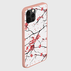 Чехол для iPhone 12 Pro Max Осенние деревья, цвет: 3D-светло-розовый — фото 2