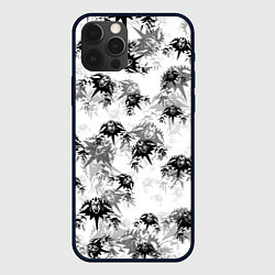 Чехол для iPhone 12 Pro Max Король и шут Лого Паттерн, цвет: 3D-черный