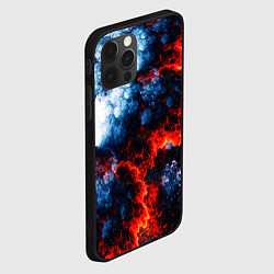 Чехол для iPhone 12 Pro Max 3D ЯДЕРНЫЙ КОСМИЧЕСКИЙ ВЗРЫВ ОГОНЬ, цвет: 3D-черный — фото 2