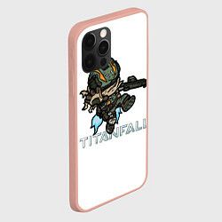 Чехол для iPhone 12 Pro Max Титанфол арт мультяшный TITANFALL, цвет: 3D-светло-розовый — фото 2