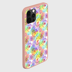 Чехол для iPhone 12 Pro Max Просветление Сознания, цвет: 3D-светло-розовый — фото 2