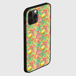Чехол для iPhone 12 Pro Max Магические Грибы Психоделика, цвет: 3D-черный — фото 2