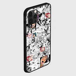 Чехол для iPhone 12 Pro Max Ahegao Girls, цвет: 3D-черный — фото 2