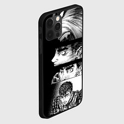 Чехол для iPhone 12 Pro Max Гатс в манге Берсерк, цвет: 3D-черный — фото 2