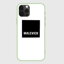 Чехол для iPhone 12 Pro Max MALEVICH, цвет: 3D-салатовый
