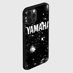 Чехол для iPhone 12 Pro Max YAMAHA - БРЫЗГИ, цвет: 3D-черный — фото 2