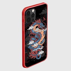 Чехол для iPhone 12 Pro Max ЯПОНСКИЙ ДРАКОН ЯПОНСКИЙ ЗМЕЙ, цвет: 3D-красный — фото 2