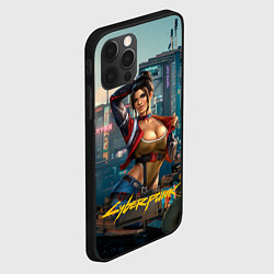 Чехол для iPhone 12 Pro Max Panam Cyberpunk2077 18, цвет: 3D-черный — фото 2