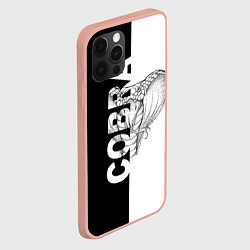 Чехол для iPhone 12 Pro Max КОБРА COBRA ЧБ, цвет: 3D-светло-розовый — фото 2