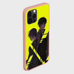 Чехол для iPhone 12 Pro Max Аканэ и Нобучика, цвет: 3D-светло-розовый — фото 2