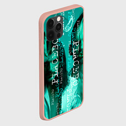 Чехол для iPhone 12 Pro Max Placebo - turquoise, цвет: 3D-светло-розовый — фото 2