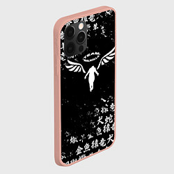 Чехол для iPhone 12 Pro Max WALHALLA TEAM BLACK WHITE ЛОГО ТОКИЙСКИЕ МСТИТЕЛИ, цвет: 3D-светло-розовый — фото 2