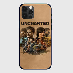 Чехол для iPhone 12 Pro Max Uncharted Анчартед, цвет: 3D-черный