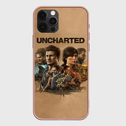 Чехол для iPhone 12 Pro Max Uncharted Анчартед, цвет: 3D-светло-розовый