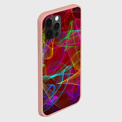 Чехол для iPhone 12 Pro Max Color neon pattern Vanguard, цвет: 3D-светло-розовый — фото 2