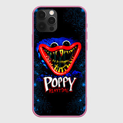 Чехол для iPhone 12 Pro Max POPPY PLAYTIME ХАГГИ ВАГГИ ПОППИ ПЛЕЙТАЙМ, цвет: 3D-малиновый