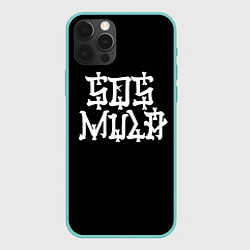 Чехол для iPhone 12 Pro Max SosMula City Morgue - SosMula Type A, цвет: 3D-мятный