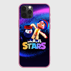 Чехол для iPhone 12 Pro Max Brawlstars Бонни Bonny, цвет: 3D-малиновый