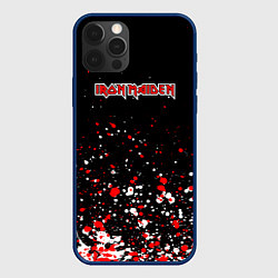 Чехол для iPhone 12 Pro Max Iron maiden, цвет: 3D-тёмно-синий