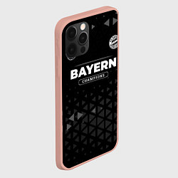 Чехол для iPhone 12 Pro Max Bayern Форма Чемпионов, цвет: 3D-светло-розовый — фото 2
