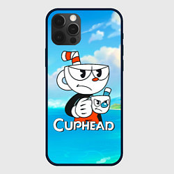 Чехол для iPhone 12 Pro Max Cuphead сердитая чашечка, цвет: 3D-черный