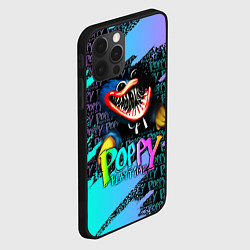 Чехол для iPhone 12 Pro Max POPPY PLAYTIME HAGGY WAGGY - ПОППИ ПЛЕЙТАЙМ цветно, цвет: 3D-черный — фото 2