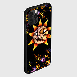 Чехол для iPhone 12 Pro Max Five Nights at Freddys: Security Breach Солнце пат, цвет: 3D-черный — фото 2