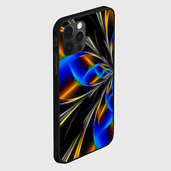 Чехол для iPhone 12 Pro Max Neon vanguard pattern Fashion 2023, цвет: 3D-черный — фото 2