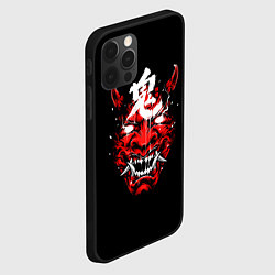 Чехол для iPhone 12 Pro Max Red Evil Oni, цвет: 3D-черный — фото 2
