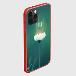 Чехол для iPhone 12 Pro Max Природа - цветок, цвет: 3D-красный — фото 2