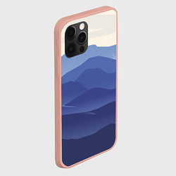 Чехол для iPhone 12 Pro Max Нежность Природа, цвет: 3D-светло-розовый — фото 2