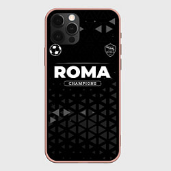 Чехол для iPhone 12 Pro Max Roma Форма Champions, цвет: 3D-светло-розовый