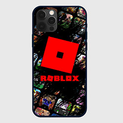 Чехол для iPhone 12 Pro Max ROBLOX СЮЖЕТЫ И ЛОГОТИП, цвет: 3D-черный