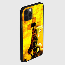 Чехол для iPhone 12 Pro Max ПЛАМЕННАЯ БРИГАДА ПОЖАРНЫХ, FIRE FORCE, цвет: 3D-черный — фото 2