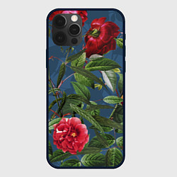 Чехол для iPhone 12 Pro Max Цветы Розы В Саду, цвет: 3D-черный
