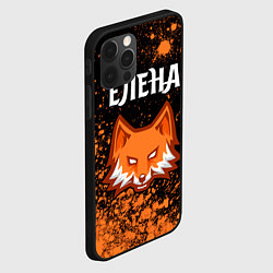 Чехол для iPhone 12 Pro Max Елена ЛИСА Арт, цвет: 3D-черный — фото 2
