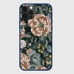 Чехол для iPhone 12 Pro Max Цветы Анемоны Ночного Сада, цвет: 3D-тёмно-синий