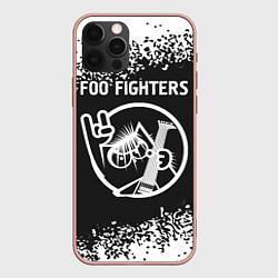 Чехол для iPhone 12 Pro Max Foo Fighters КОТ Арт, цвет: 3D-светло-розовый