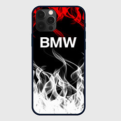 Чехол для iPhone 12 Pro Max Bmw надпись, цвет: 3D-черный