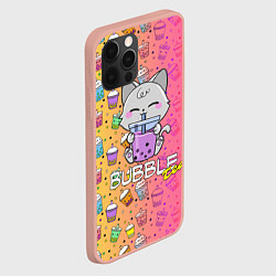 Чехол для iPhone 12 Pro Max Bubble Tea - Бабл Ти, цвет: 3D-светло-розовый — фото 2