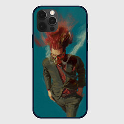 Чехол для iPhone 12 Pro Max Эн art, цвет: 3D-черный