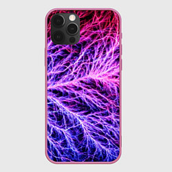 Чехол для iPhone 12 Pro Max Авангардный неоновый паттерн Мода Avant-garde neon, цвет: 3D-малиновый