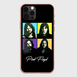 Чехол для iPhone 12 Pro Max PINK FLOYD ПОРТРЕТЫ, цвет: 3D-светло-розовый