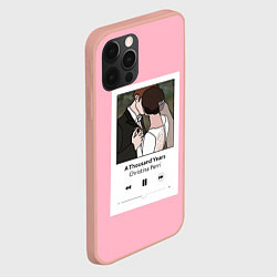 Чехол для iPhone 12 Pro Max Плейлист, цвет: 3D-светло-розовый — фото 2